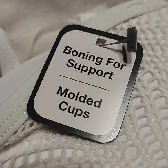 NWT Crotched Molded Cups adjustable strap bikini swim bathing yoga top - Picture 3 of 11